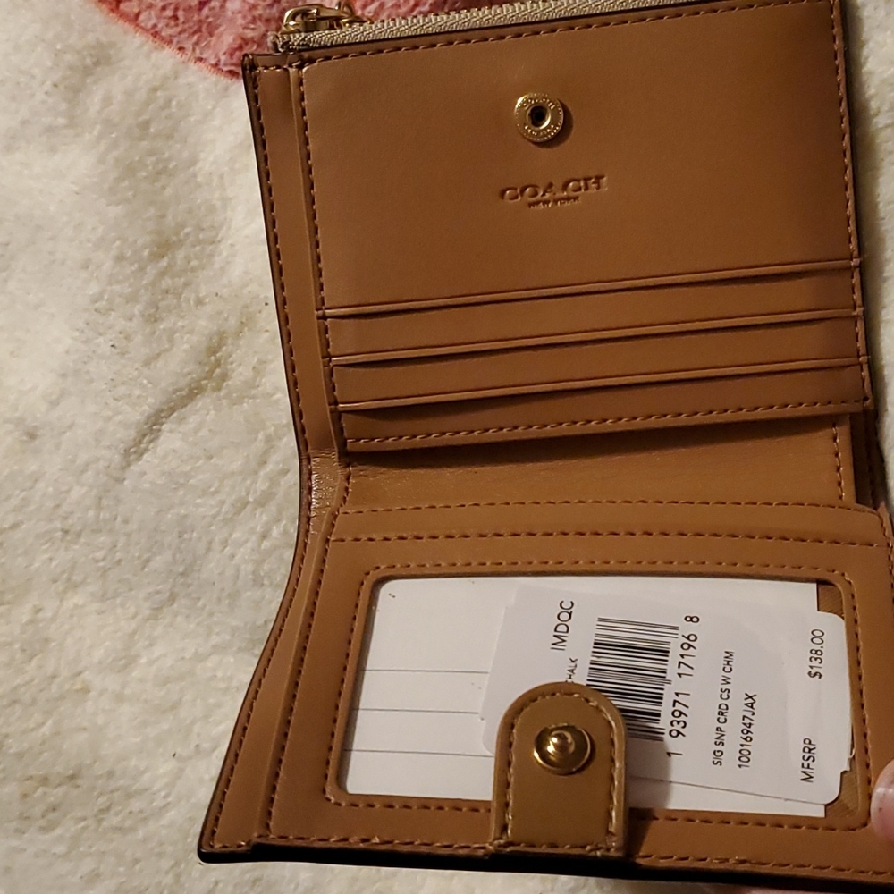 Like new Small original coach wallet.